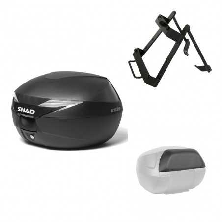 SHAD Baul trasero + herraje montaje respaldo de pasajero SH39 SH 39 KIT-177916