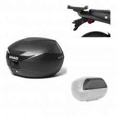 SHAD Baul trasero + herraje montaje respaldo de pasajero SH39 SH 39 KIT-178065