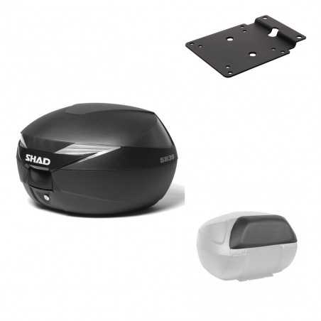 SHAD Baul trasero + herraje montaje respaldo de pasajero SH39 SH 39 KIT-177918