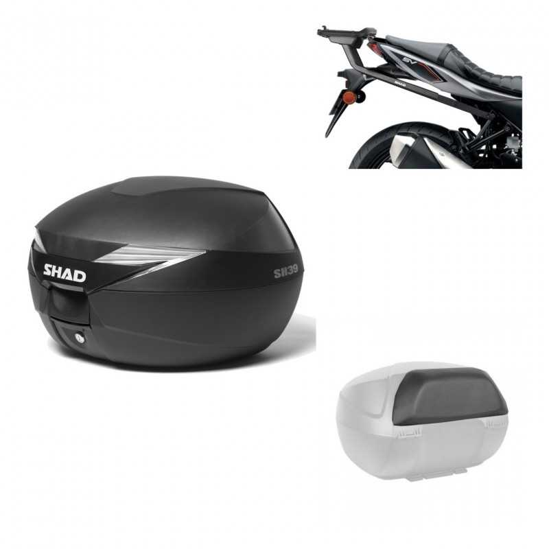 SHAD Baul trasero + herraje montaje respaldo de pasajero SH39 SH 39 KIT-178069