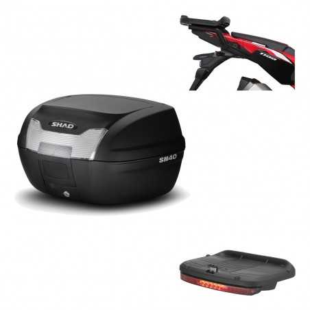 SHAD Baul trasero + herraje montaje luz de freno SH40 SH 40 2011 KIT-178320