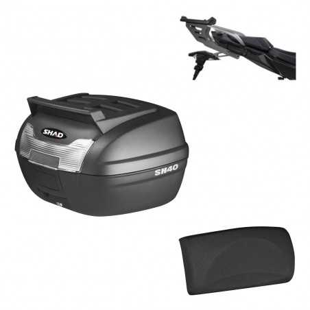 Back trunk + big top fitting + passenger support 