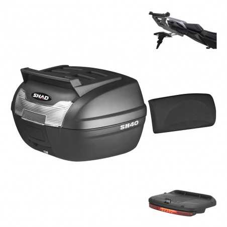 SHAD Baul trasero + herraje montaje accesorios KIT-178422