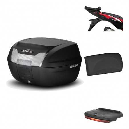 SHAD Baul trasero + herraje montaje accesorios SH40 SH 40 2011 KIT-178322