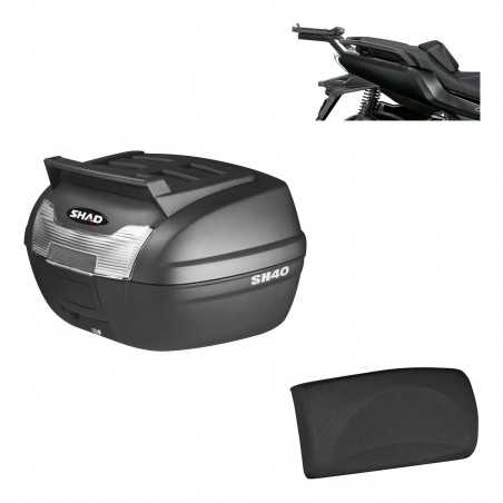 Back trunk + big top fitting + passenger support 