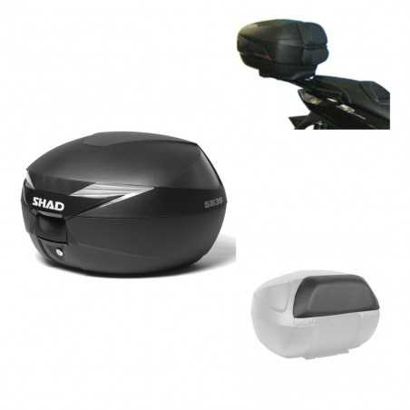 SHAD Baul trasero + herraje montaje respaldo de pasajero SH39 SH 39 KIT-178174