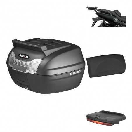 SHAD Baul trasero + herraje montaje accesorios KIT-178474