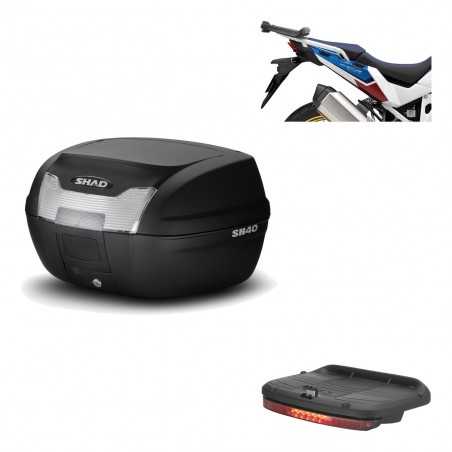 SHAD Baul trasero + herraje montaje luz de freno SH40 SH 40 2011 KIT-178324