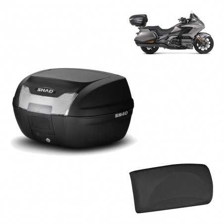 SHAD Baul trasero + herraje montaje respaldo de pasajero SH40 SH 40 2011 KIT-178229