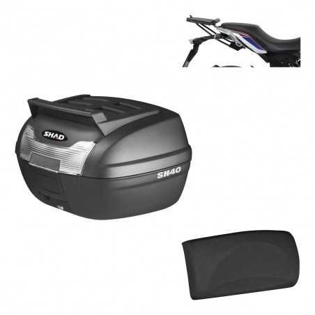 SHAD Baul trasero + herraje montaje respaldo de pasajero KIT-178377