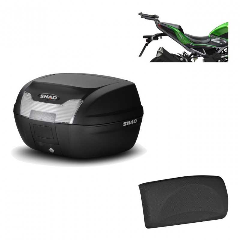 SHAD Baul trasero + herraje montaje respaldo de pasajero SH40 SH 40 2011 KIT-178329