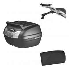 Back trunk + big top fitting + passenger support 