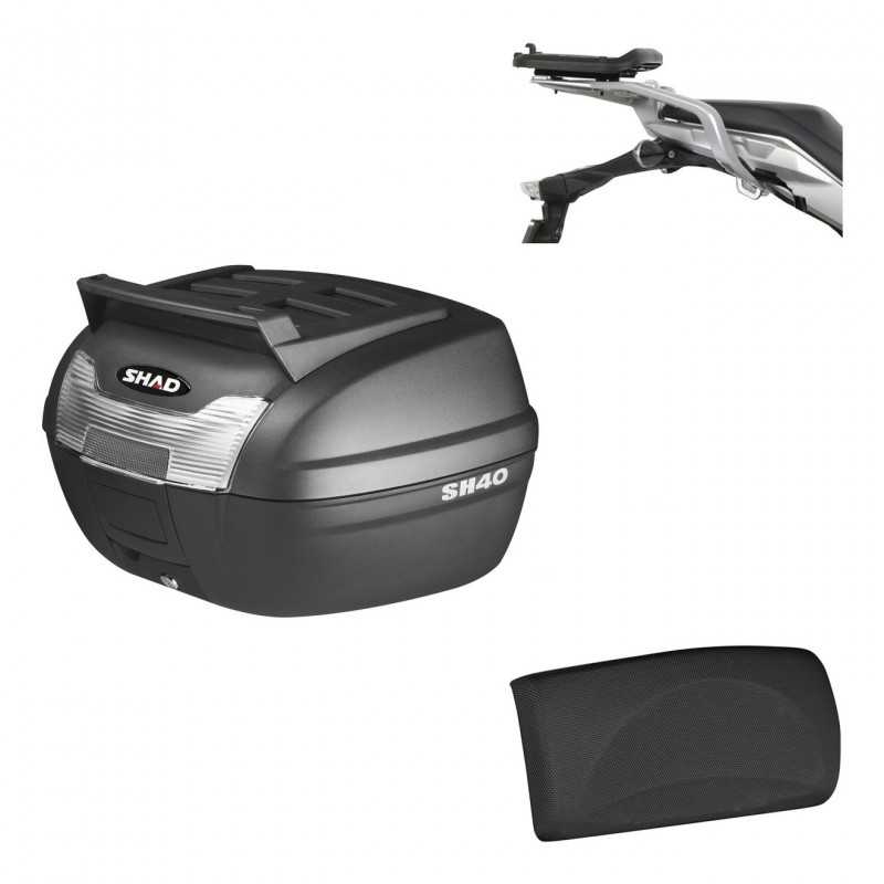 Back trunk + big top fitting + passenger support 