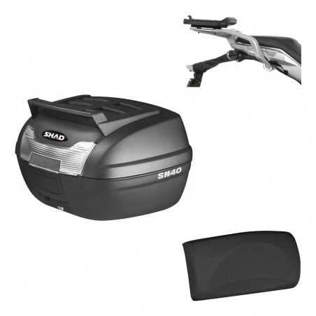 SHAD Baul trasero + herraje montaje respaldo de pasajero KIT-178381