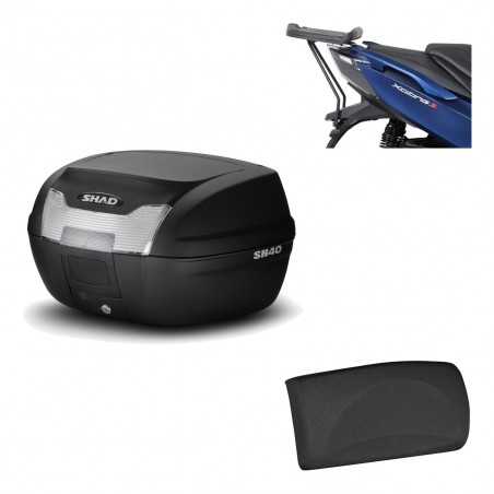 SHAD Baul trasero + herraje montaje respaldo de pasajero SH40 SH 40 2011 KIT-178233