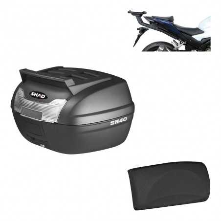 Back trunk + big top fitting + passenger support 