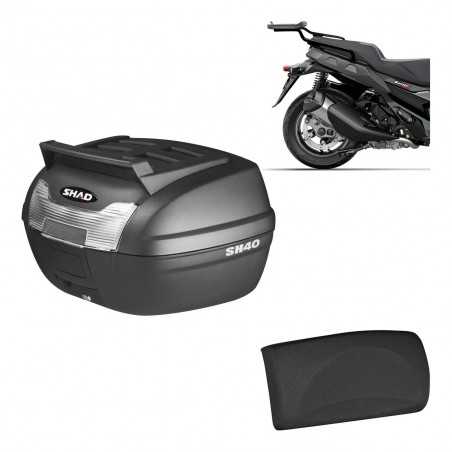 Back trunk + big top fitting + passenger support 