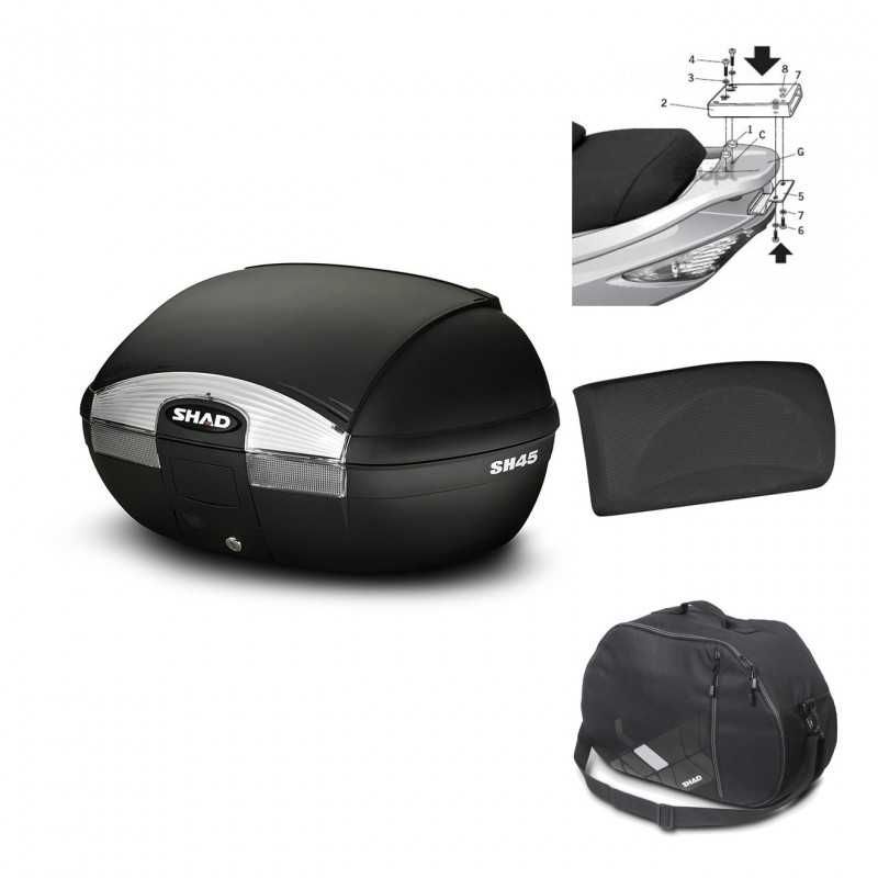 Rear trunk + mounting hardware + accessories  SH45 SH 45