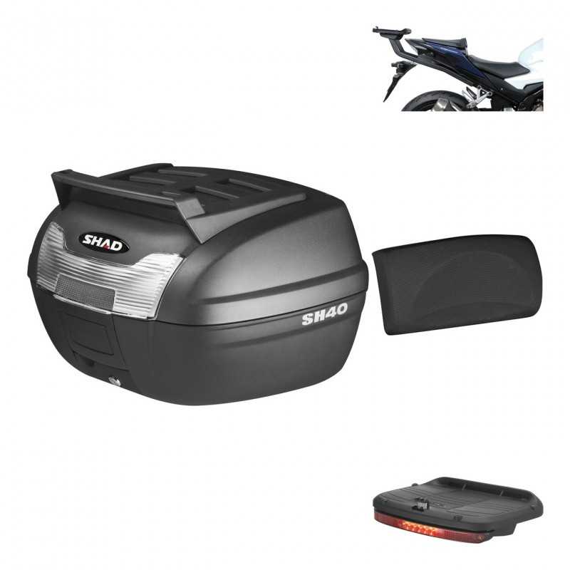 Rear trunk + mounting hardware + accessories 