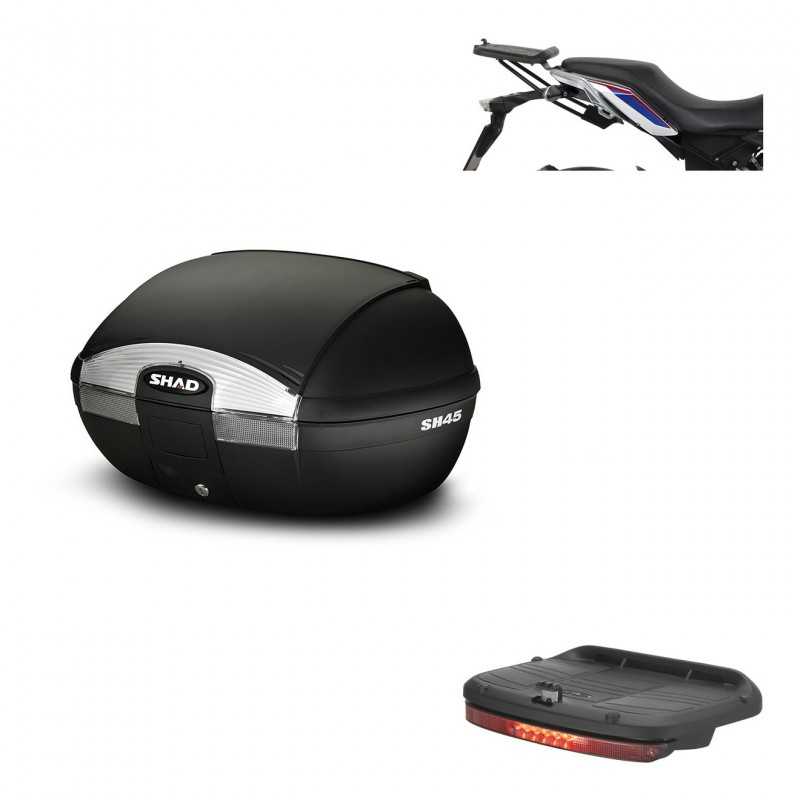 SHAD Baul trasero + herraje montaje luz de freno SH45 SH 45 KIT-178583