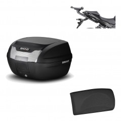 SHAD Baul trasero + herraje montaje respaldo de pasajero SH40 SH 40 2011 KIT-178285