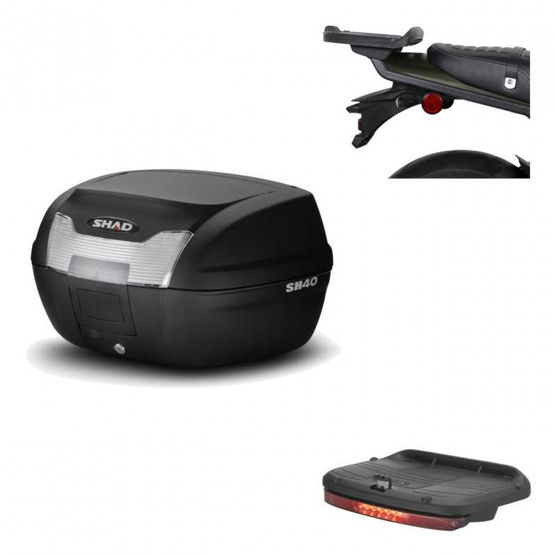 SHAD Baul trasero + herraje montaje luz de freno SH40 SH 40 2011 KIT-178236