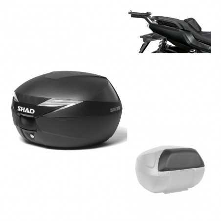 SHAD Baul trasero + herraje montaje respaldo de pasajero SH39 SH 39 KIT-178137