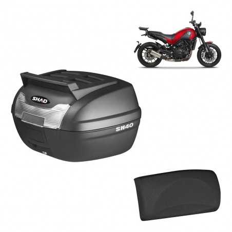 Back trunk + big top fitting + passenger support 