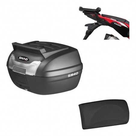 Back trunk + big top fitting + passenger support 