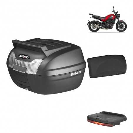 Rear trunk + mounting hardware + accessories 