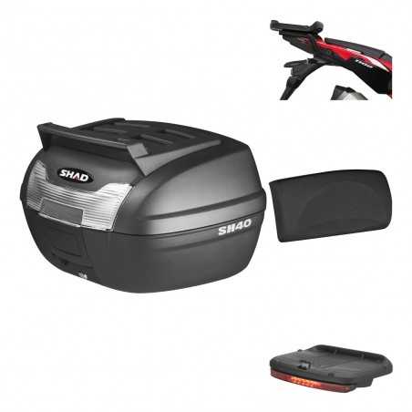 SHAD Baul trasero + herraje montaje accesorios KIT-178486