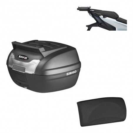 Back trunk + big top fitting + passenger support 