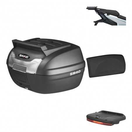SHAD Baul trasero + herraje montaje accesorios KIT-178438