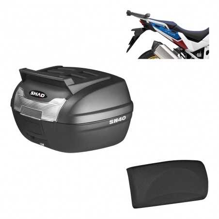 Back trunk + big top fitting + passenger support 