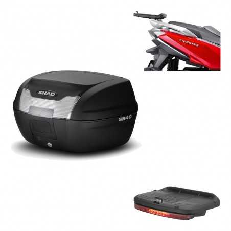 SHAD Baul trasero + herraje montaje luz de freno SH40 SH 40 2011 KIT-178344