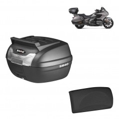 SHAD Baul trasero + herraje montaje respaldo de pasajero KIT-178393