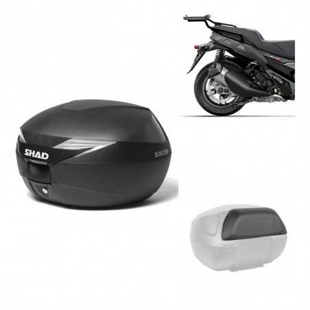 SHAD Baul trasero + herraje montaje respaldo de pasajero SH39 SH 39 KIT-178145