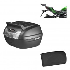 SHAD Baul trasero + herraje montaje respaldo de pasajero KIT-178493