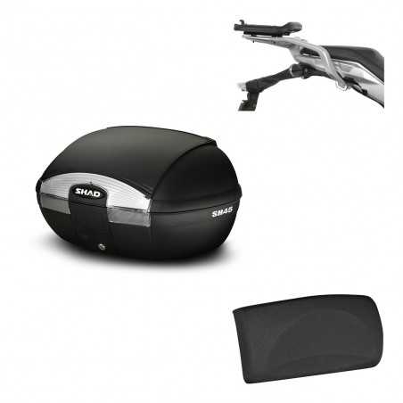 SHAD Baul trasero + herraje montaje respaldo de pasajero SH45 SH 45 KIT-178594