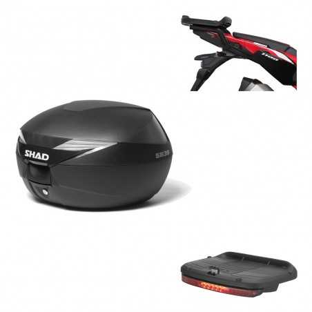SHAD Baul trasero + herraje montaje luz de freno SH39 SH 39 KIT-178148