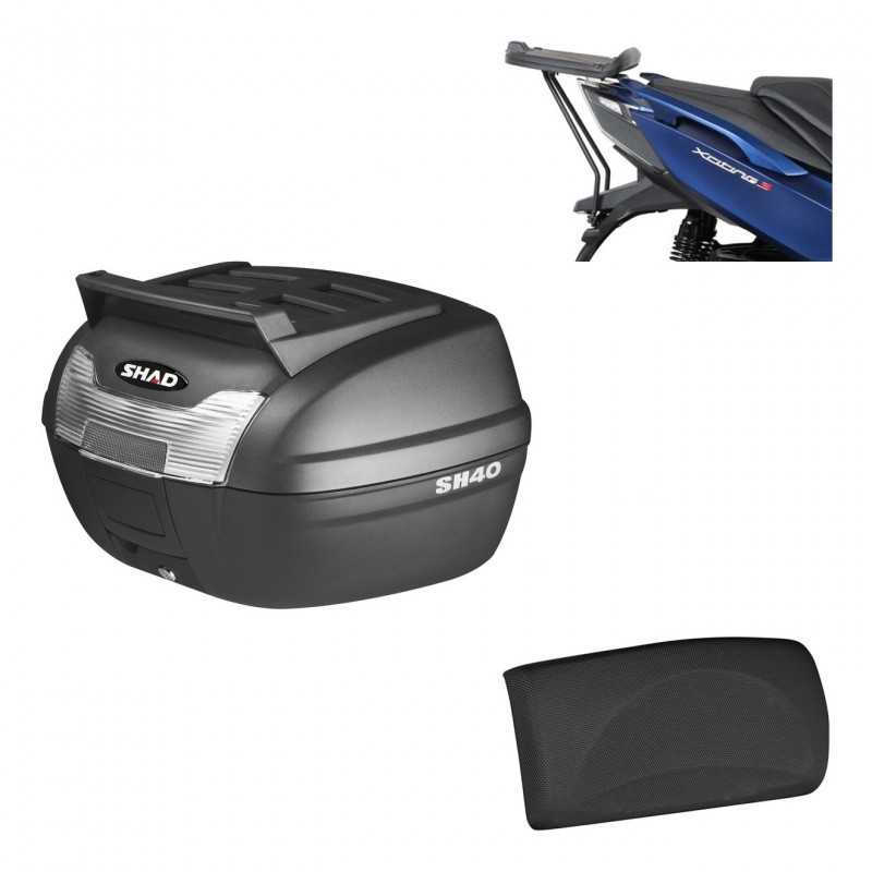 SHAD Baul trasero + herraje montaje respaldo de pasajero KIT-178397