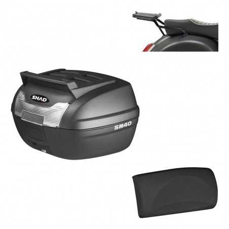 Back trunk + big top fitting + passenger support 