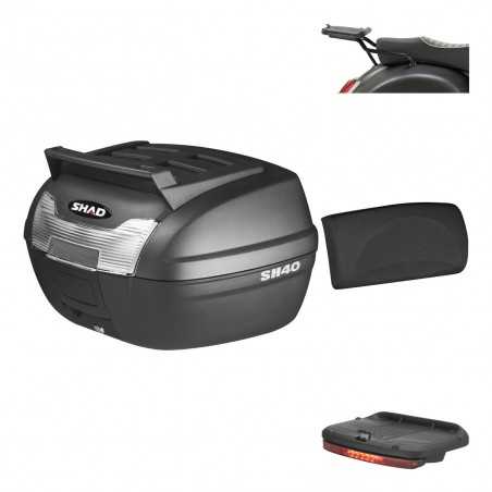 SHAD Baul trasero + herraje montaje accesorios KIT-178498