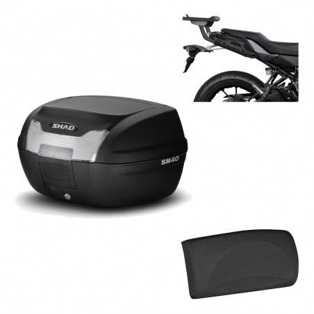 SHAD Baul trasero + herraje montaje respaldo de pasajero SH40 SH 40 2011 KIT-178301