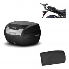SHAD Baul trasero + herraje montaje respaldo de pasajero SH40 SH 40 2011 KIT-178253