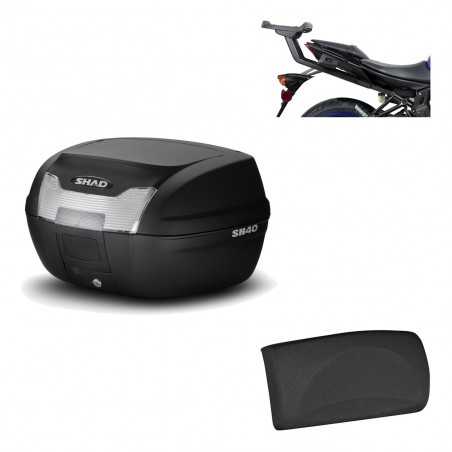 SHAD Baul trasero + herraje montaje respaldo de pasajero SH40 SH 40 2011 KIT-178253