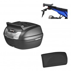 SHAD Baul trasero + herraje montaje respaldo de pasajero KIT-178501