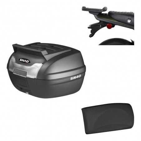 Back trunk + big top fitting + passenger support 