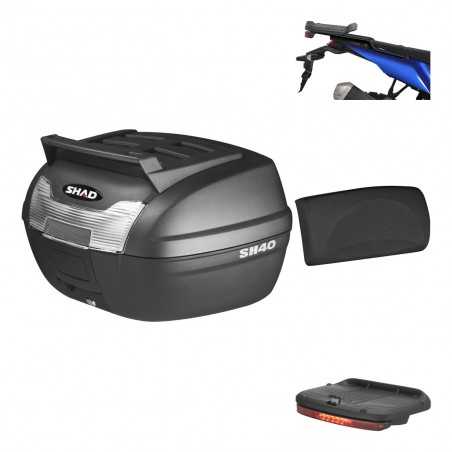 SHAD Baul trasero + herraje montaje accesorios KIT-178502