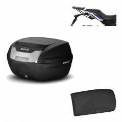 SHAD Baul trasero + herraje montaje respaldo de pasajero SH40 SH 40 2011 KIT-178213